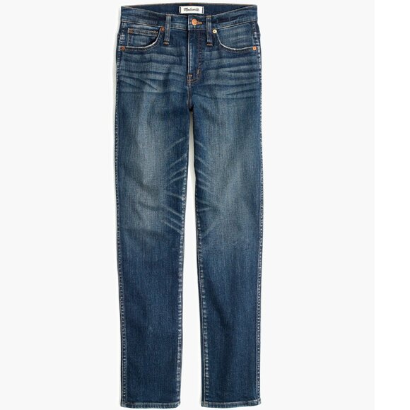 Madewell Slim Straight Jeans — Hammond Wash, Size 26, Classic Straight Leg - Picture 1 of 9